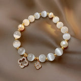 White Opal Crystal Bracelet