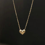 Silver Heart Pendant Necklace