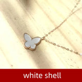 18K Gold Shell Pendant Necklace