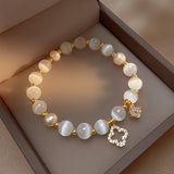 White Opal Crystal Bracelet