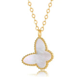 18K Gold Shell Pendant Necklace