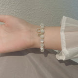 White Opal Crystal Bracelet